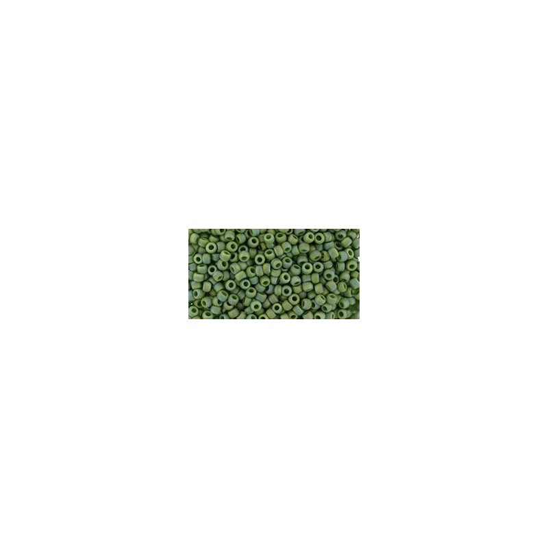 TOHO Round Beads 11/0 Semi Glazed Rainbow Clover - 10g