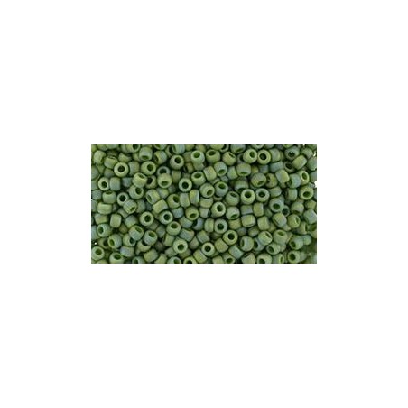 TOHO Round Beads 11/0 Semi Glazed Rainbow Clover - 10g