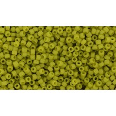 TOHO Round Beads 15/0 Semi Glazed - Lemongrass - 10g