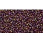 TOHO Round Beads 15/0 Semi Glazed Rainbow - Dark Red - 10g