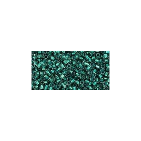 TOHO Treasure Beads 11/0 Inside-Color Rainbow Crystal/Teal Lined - 5g