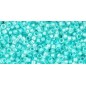 TOHO Treasure Beads 11/0 Inside-Color Rainbow Crystal/Pale Turqouise Lined - 5g
