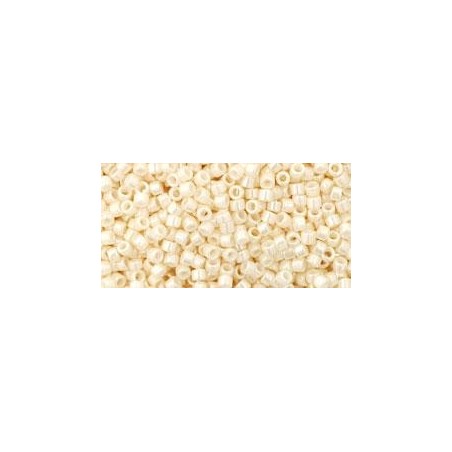TOHO Treasure Beads 11/0 Opaque-Lustered Light Beige- 5g