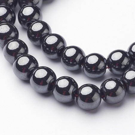 Hematit nemagnetický "Black" korálky 8mm x 1ks