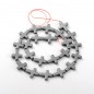 Hematit nemagnetický "Black" krížik 17x14mm x 1ks
