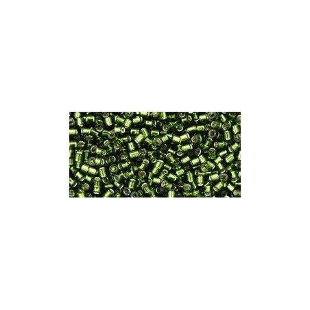 TOHO Treasure Beads 11/0 Silver-Lined Olivine - 5g