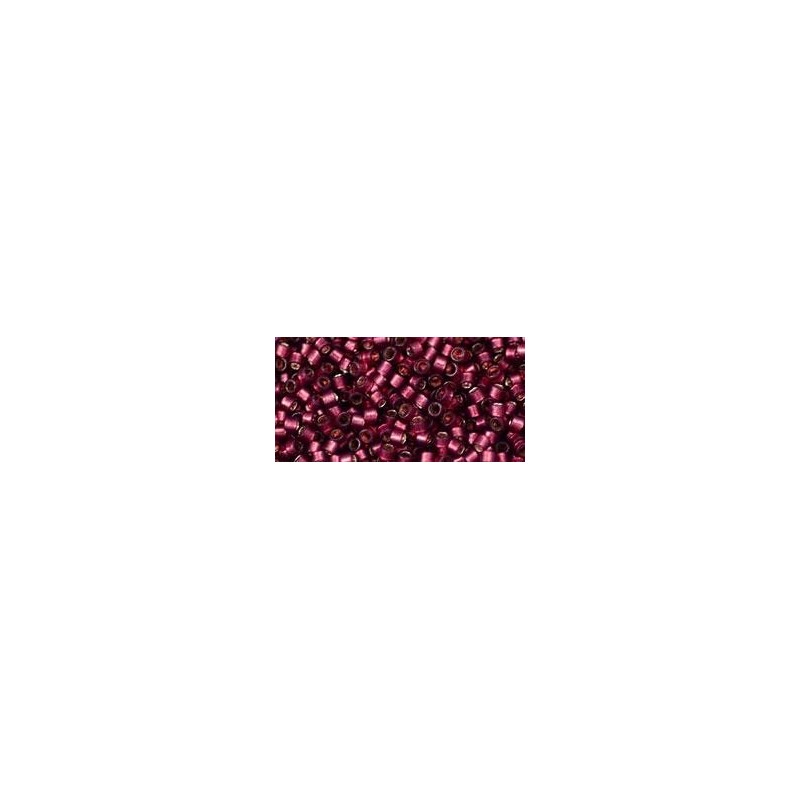 TOHO Treasure Beads 11/0 Silver-Lined Milky Pomegranate - 5g