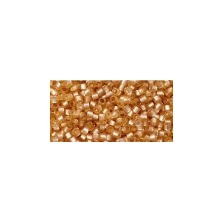 TOHO Treasure Beads 11/0 Silver-Lined Milky Light Topaz  - 5g