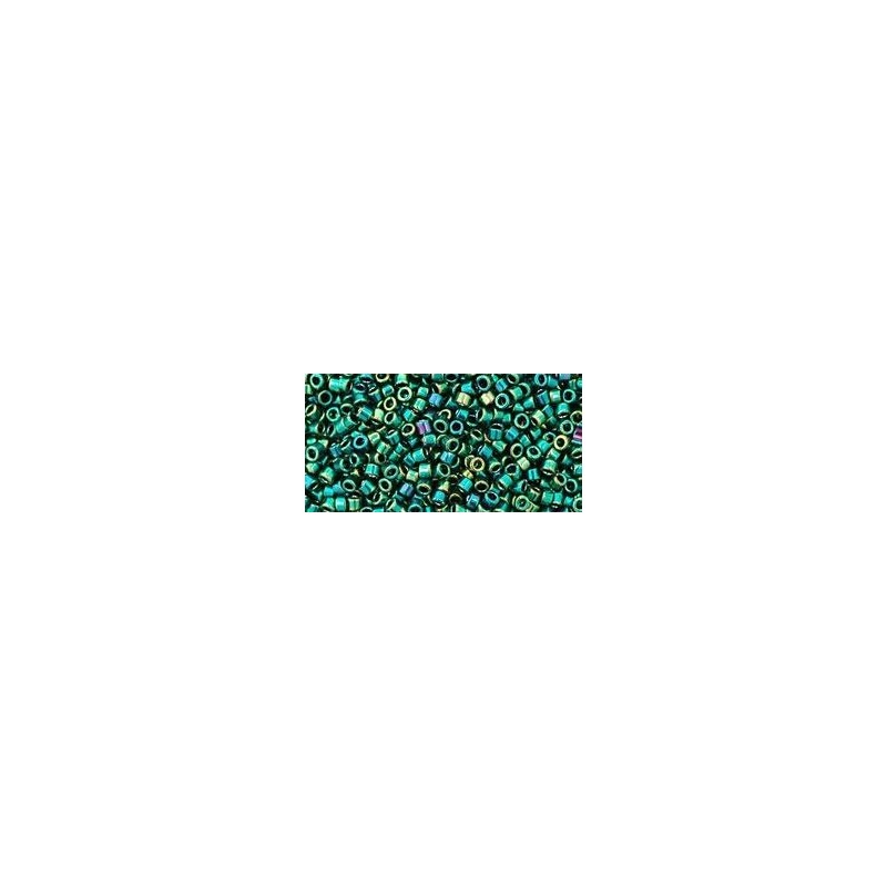 TOHO Treasure Beads 11/0 Higher-Metallic June Bug - 5g TOHO Treasure Beads 11/0 Higher-Metallic June Bug - 5g