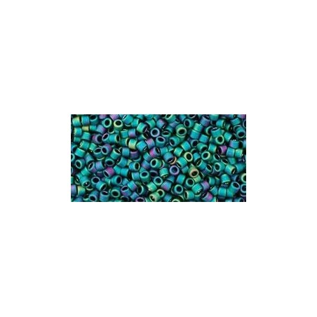 TOHO Treasure Beads 11/0 Matte-Color Iris Teal- 5g