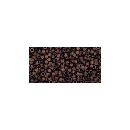 TOHO Treasure Beads 11/0 Opaque-Pastel-Frosted Mudbrick - 5g