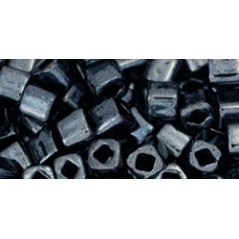 TOHO Cube 4mm Metallic Hematite - 10g