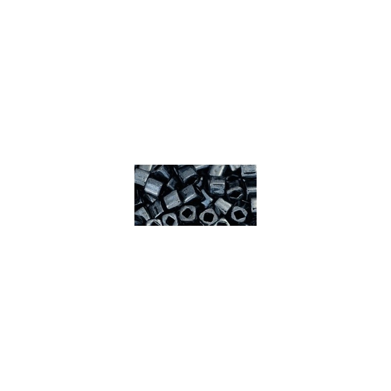 TOHO Cube 4mm Metallic Hematite - 10g