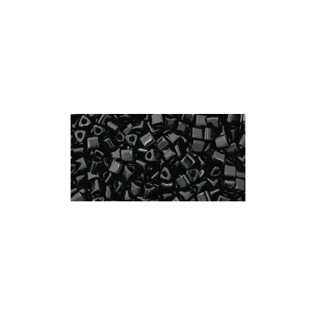 TOHO Triangle 11/0 Opaque Jet - 10g