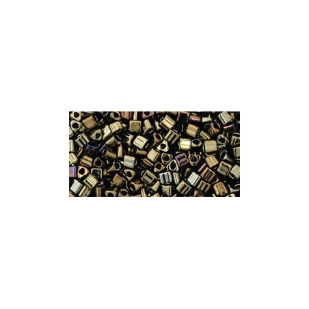 TOHO Triangle 11/0 Metallic Iris - Brown - 10g