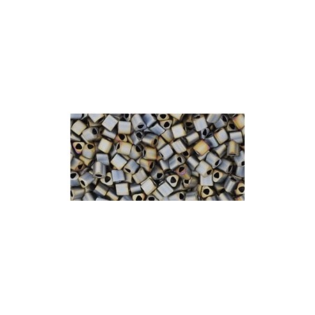 TOHO Triangle 11/0 Matte-Color Iris - Gray - 10g