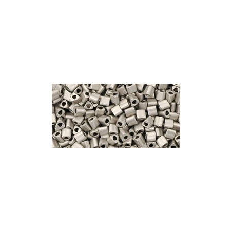 TOHO Triangle 11/0 Metallic Frosted Antique Silver - 10g