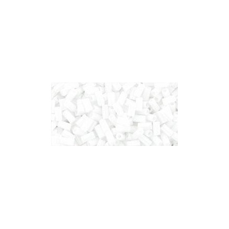 Toho Bugle 3mm Opaque White - 10g