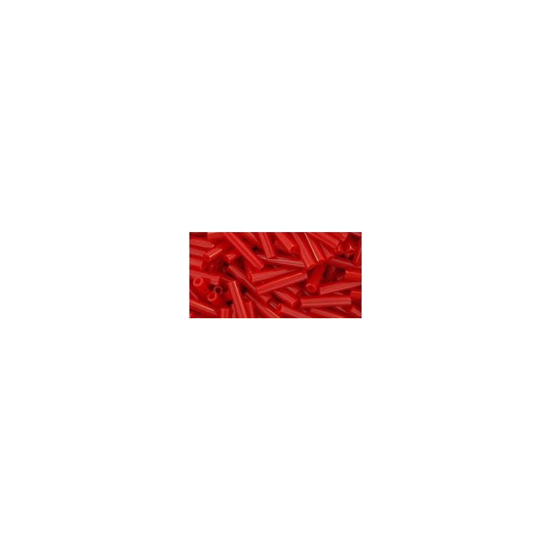 Toho Bugle 9mm Opaque Pepper Red- 10g