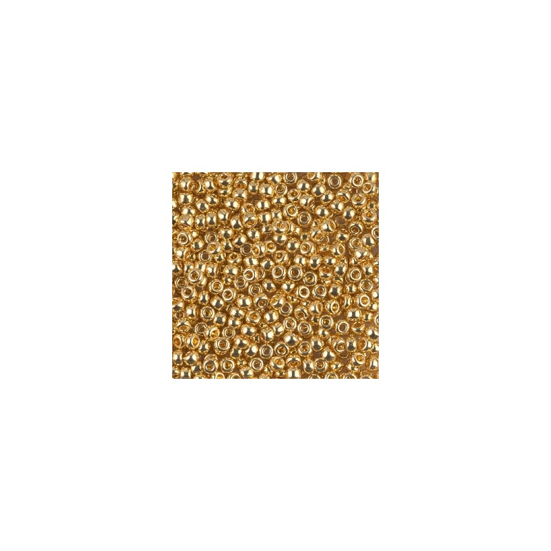 Miyuki Seed Beads 11/0 24K Gold Plated - 5g Miyuki Seed Beads 11/0 24K Gold Plated - 5g