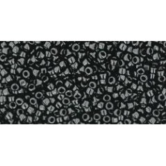 TOHO Round Beads 15/0 Opaque Jet - 5g