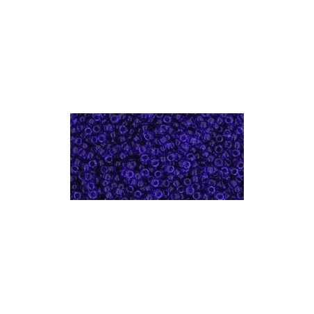 TOHO Round Beads 15/0 Transparent Cobalt - 5g