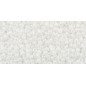 TOHO Round Beads 15/0 Opaque-Rainbow White - 5g
