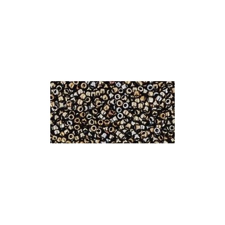 TOHO Round Beads 15/0 Metallic Iris Brown - 5g