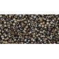 TOHO Round Beads 15/0 Metallic Iris Brown - 5g