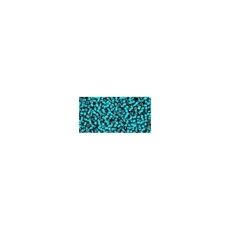 TOHO Round Beads 15/ Silver-Lined Teal - 5g