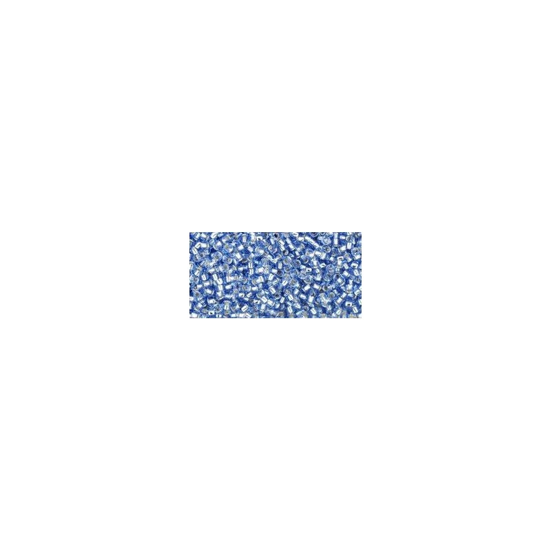 TOHO Round Beads 15/ Silver-Lined Light Sapphire - 5g