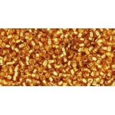 TOHO Round Beads 15/ Silver-Lined Topaz - 5g