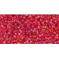 TOHO Round Beads 15/ Inside-Color Rainbow Light Topaz/Mauve Lined - 5g