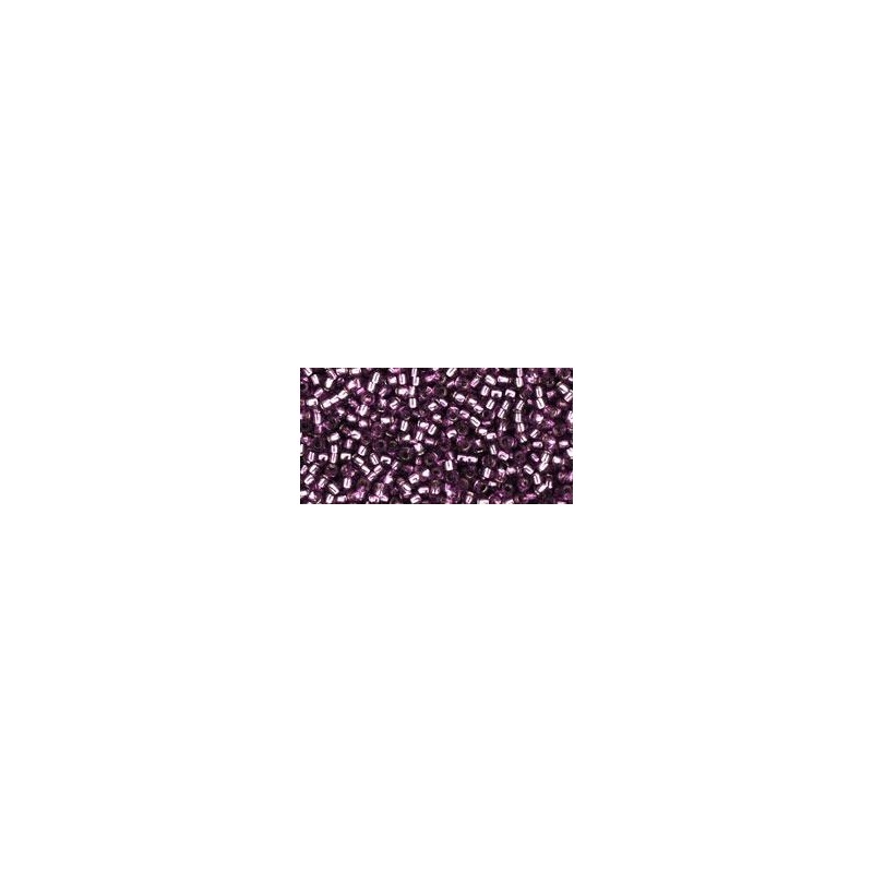 TOHO Round Beads 15/ Silver-Lined Light Grape - 5g