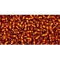 TOHO Round Beads 15/ Silver Lined Burnt Orange - 5g
