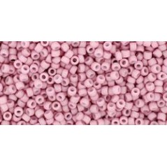 TOHO Round Beads 15/ Opaque-Pastel-Frosted Plumeria- 5g