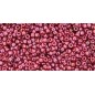TOHO Round Beads 15/ Gold-Lustered Raspberry - 5g