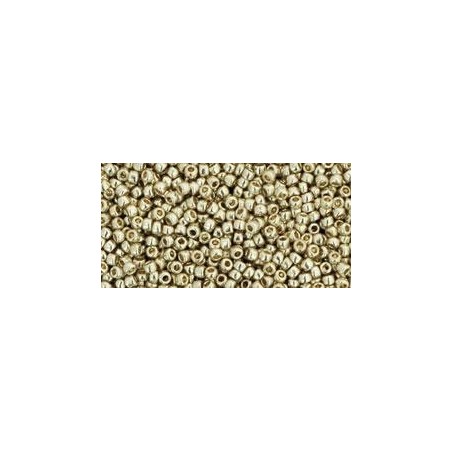 TOHO Round Beads 15/ Permanent Finish - Galvanized Aluminium - 5g