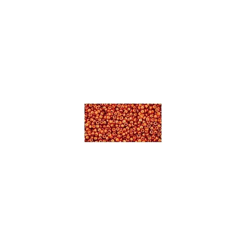 TOHO Round Beads 15/ Permanent Finish - Galvanized Saffron - 5g