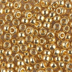 Miyuki Round Beads 6/0 24KT Gold Plated - 5g