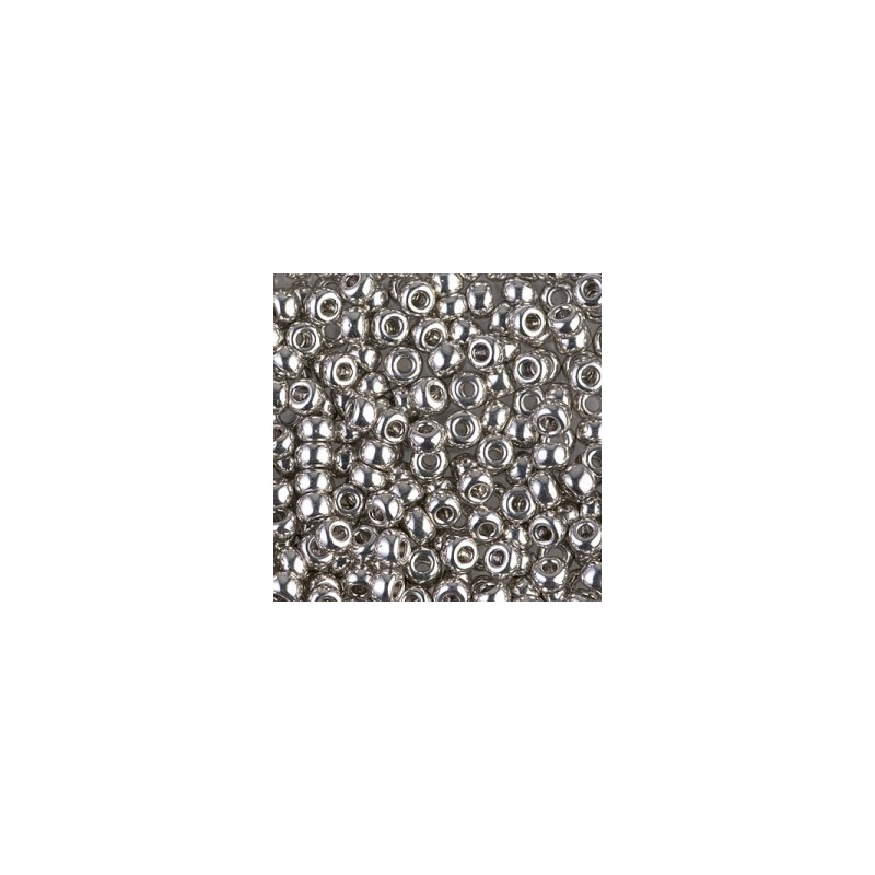 Miyuki Round Beads 6/0 Palladium Plated - 5g
