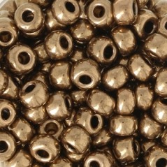 Miyuki Round Beads 6/0 Metallic Dark Bronze - 8g