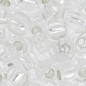 Miyuki Round Beads 6/0 Crystal Silver Lined - 8g