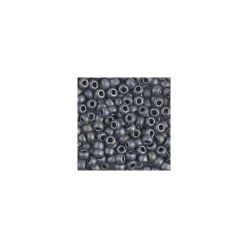 Miyuki Round Beads 8/0 Metallic Silver Gray Mat - 8g