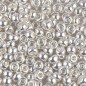 MIYUKI Round Beads 8/0 Bright Sterling Silver Plated - 8g