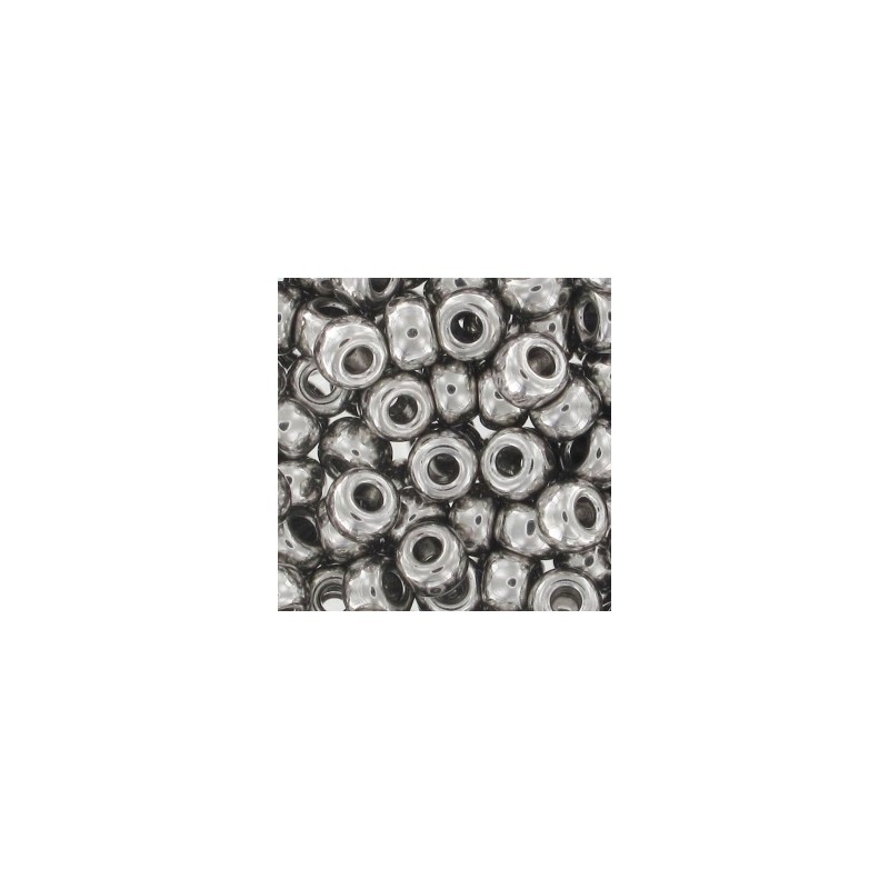 MIYUKI Round Beads 8/0 Palladium Plated - 8g