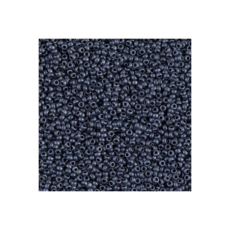 Miyuki Round Beads 15/0 Mat Gunmetal - 8g