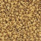 Miyuki Round Beads 15/0 Mat Galvanized Gold - 8g