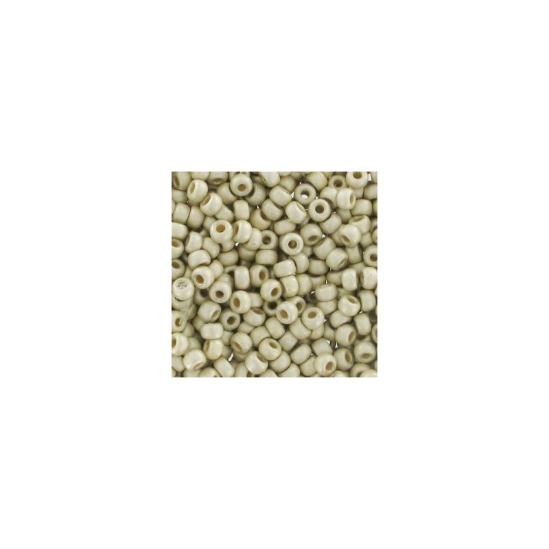 Miyuki Round Beads 15/0 Mat Galvanized Silver - 8g