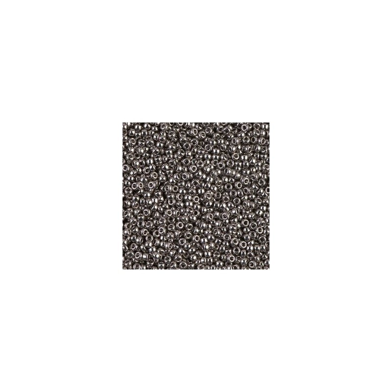 Miyuki Round Beads 15/0 Nickel Plated - 5g Miyuki Round Beads 15/0 Nickel Plated - 5g
